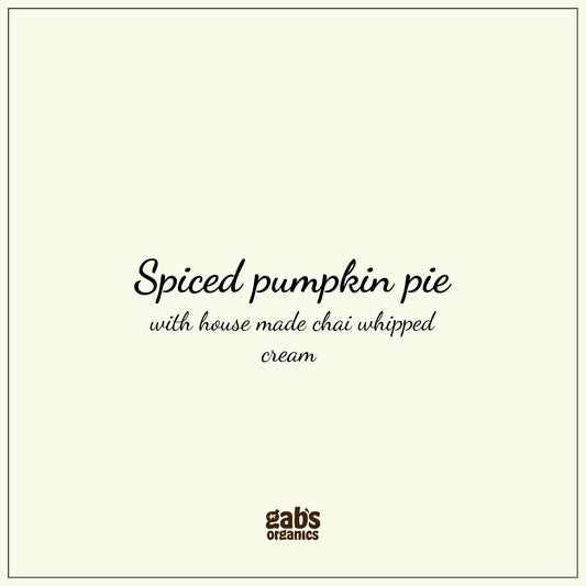 Spiced Pumpkin Pie